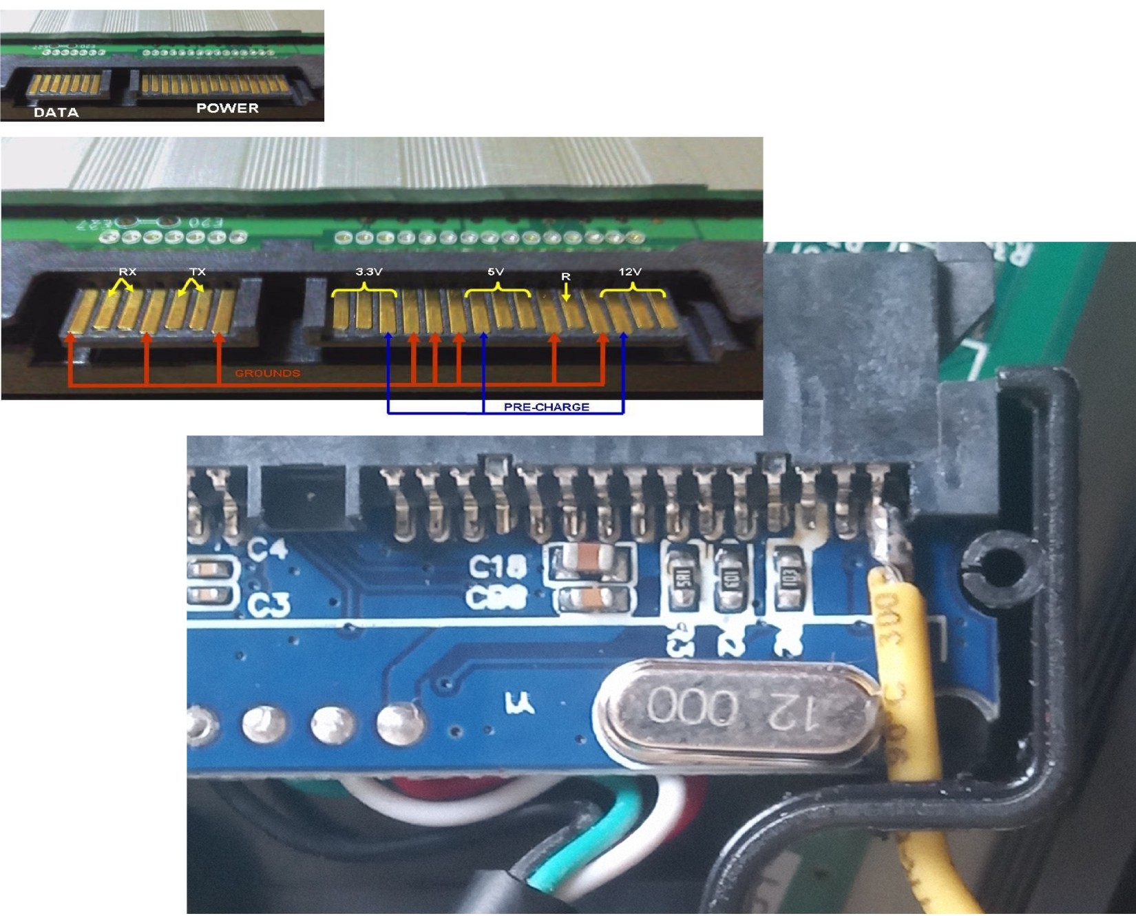 Mengenal Pin Konektor SATA
