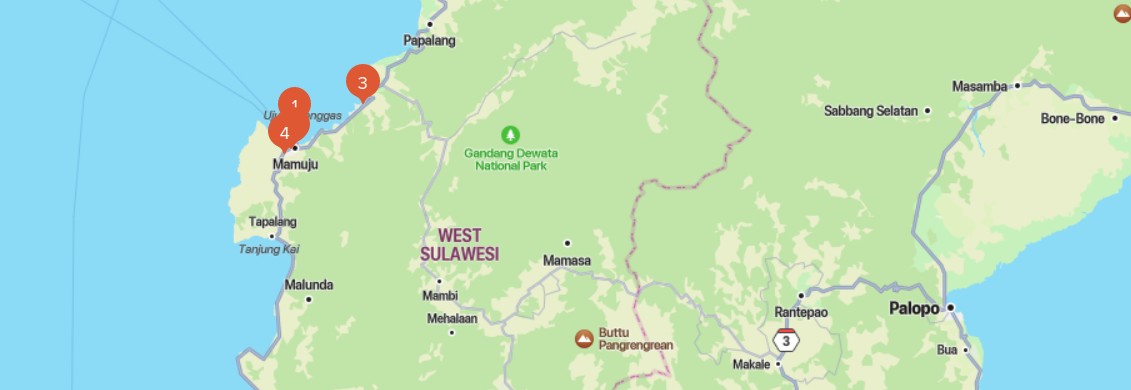 Perubahan Suhu Kota Mamuju Sejak Maret 2023