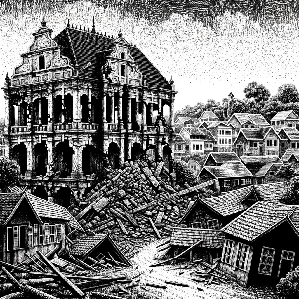 Gempabumi 10 Oktober 1834 di Baribis ...